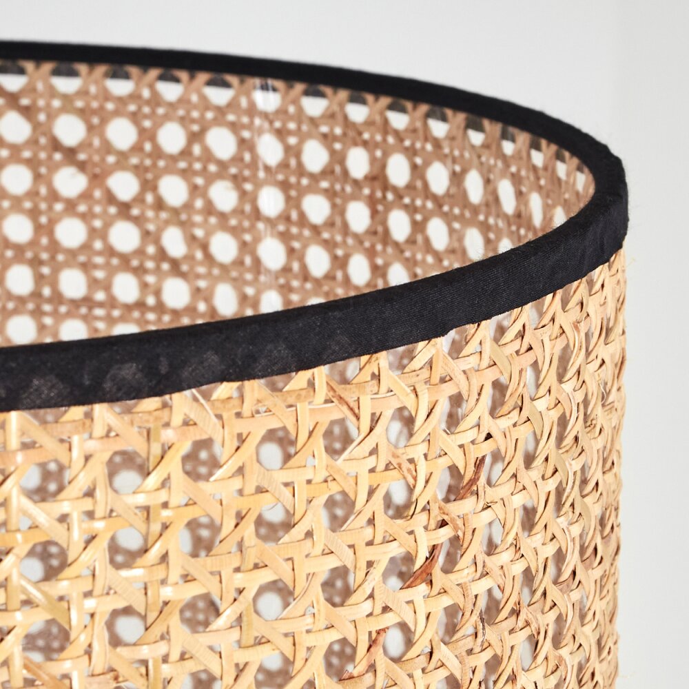 Ramila Hängeleuchte 35 cm Naturfarben, Schwarz, 1-flammig