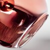 Koyoto Deckenleuchte Glas 15 cm Kupferfarben, 7-flammig