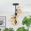 Koyoto Deckenleuchte Glas 15 cm Bernsteinfarben, Klar, 4-flammig