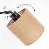 Soungou Stehleuchte 15 cm Chrom, Schwarz, Weiß, 5-flammig