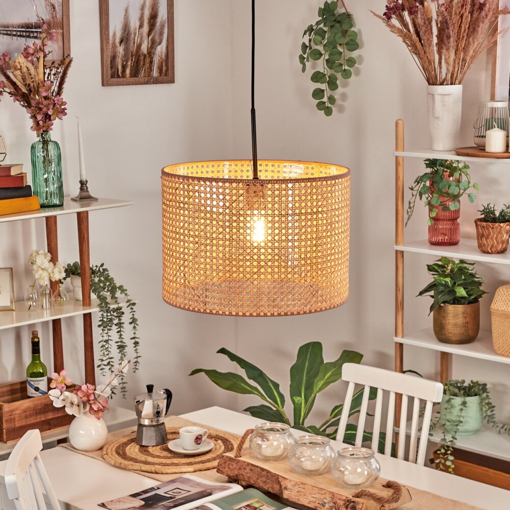 Barcos Hängeleuchte 40 cm Braun, Naturfarben, 1-flammig main product photo
