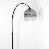 Ripoll Bogenlampe Glas 25 cm Schwarz, 1-flammig