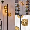 Koyoto Stehleuchte Glas 15 cm Gold, 3-flammig