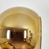 Koyoto Wandleuchte Glas 15 cm Gold, 3-flammig