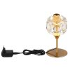 Globo Virina Tischleuchte LED Gold, 1-flammig