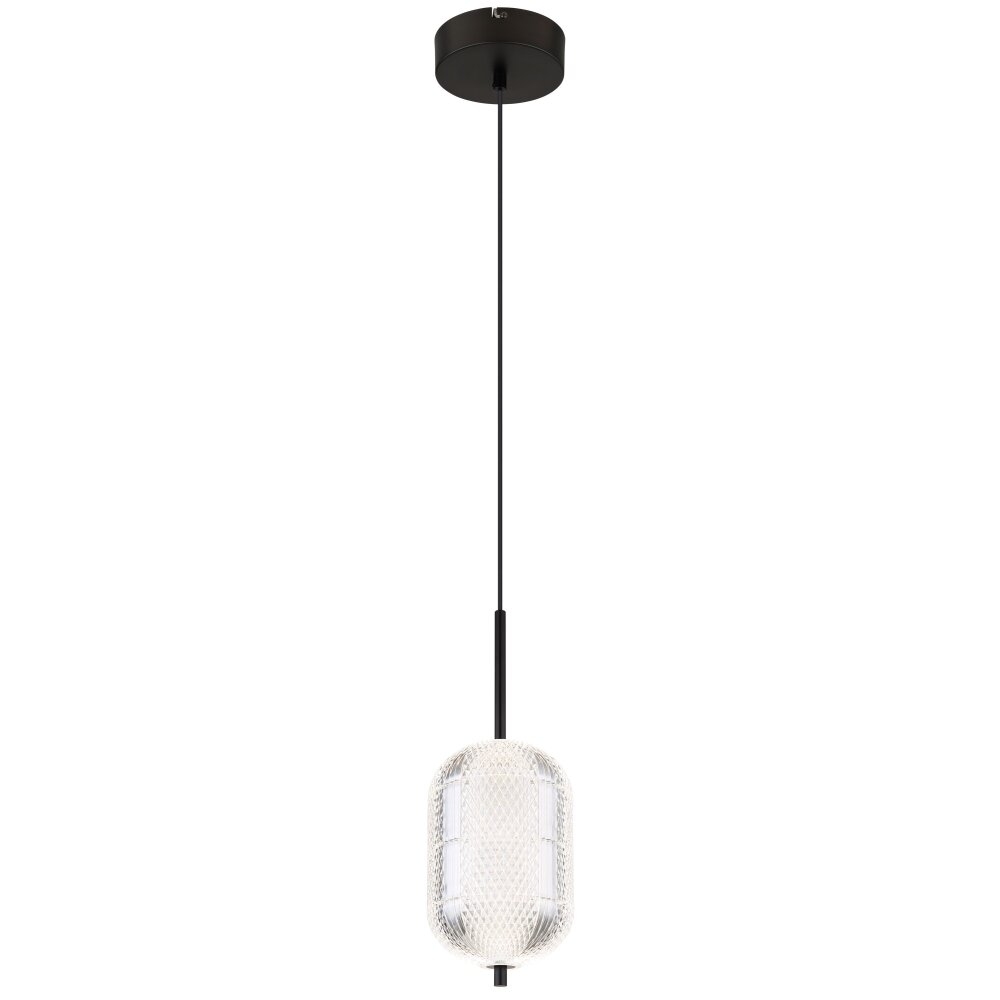 Globo Kurius Hängeleuchte LED Schwarz, 1-flammig main product photo