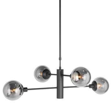 Steinhauer Constellation Pendelleuchte LED Schwarz, 6-flammig