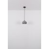 Globo Avila Tischleuchte LED Chrom, Schwarz, 1-flammig, Fernbedienung