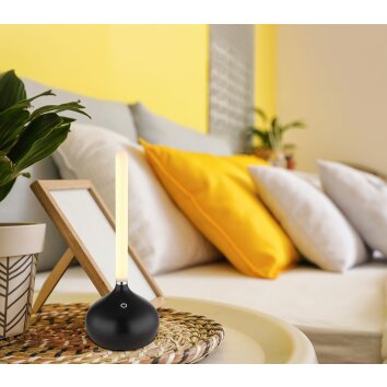 Globo Turner Tischleuchte LED Schwarz, 1-flammig