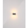 Globo Randi Wandleuchte LED Schwarz, 1-flammig