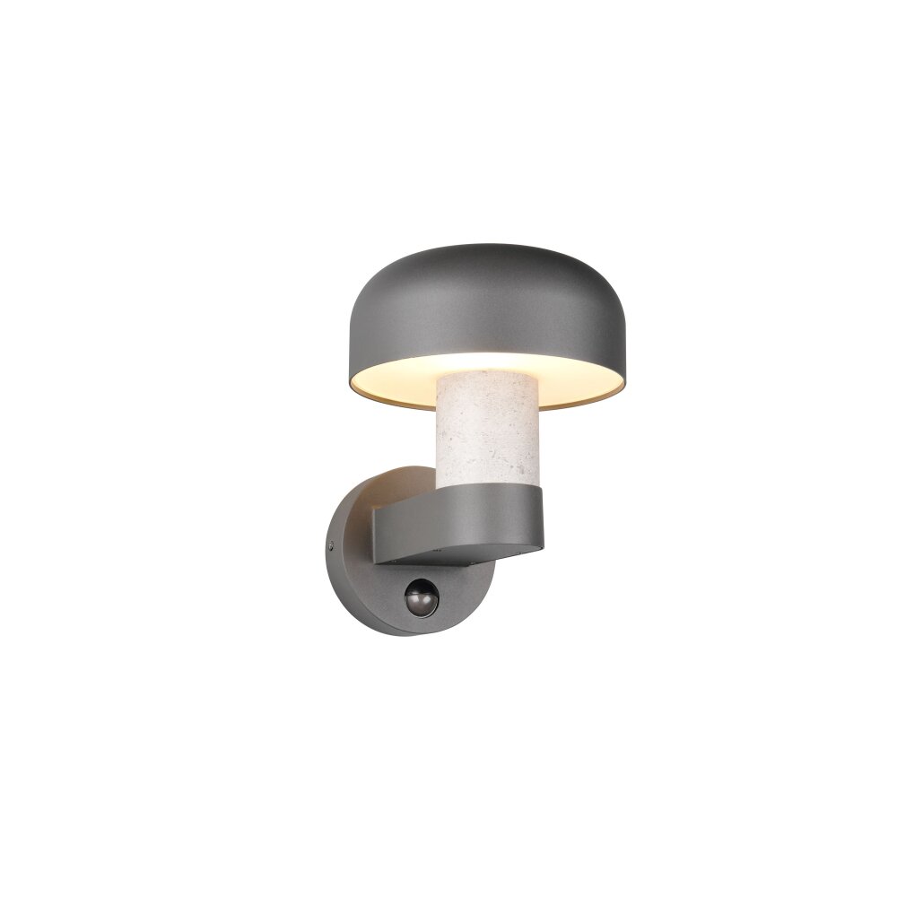 Trio FRASER Wandleuchte Steinoptik, 1-flammig, Bewegungsmelder main product photo
