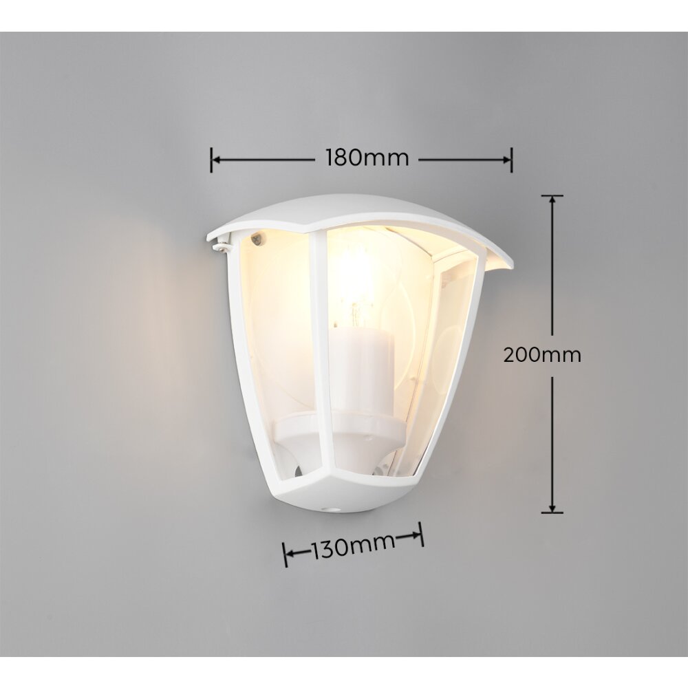 Trio VENTA Wandleuchte Weiß, 1-flammig