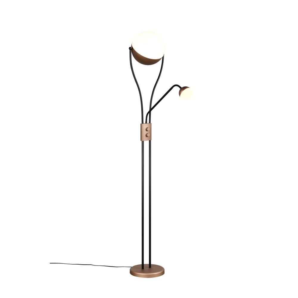 Trio Chris Stehlampe LED Braun, 2-flammig main product photo