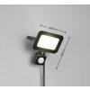 Reality FUNCHAL Wandleuchte LED Schwarz, 1-flammig, Bewegungsmelder