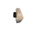 Reality Lira Wandleuchte LED Braun, 1-flammig