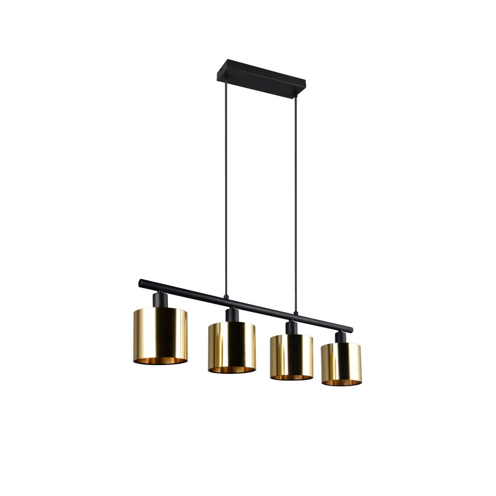 Reality Jason Pendelleuchte Gold, 4-flammig