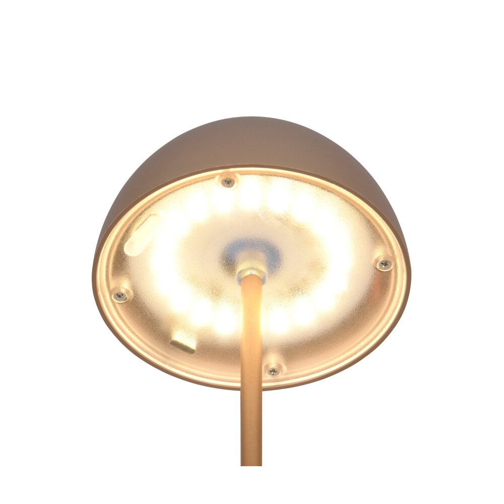 Reality Ortiz Tischleuchte LED Braun, 1-flammig