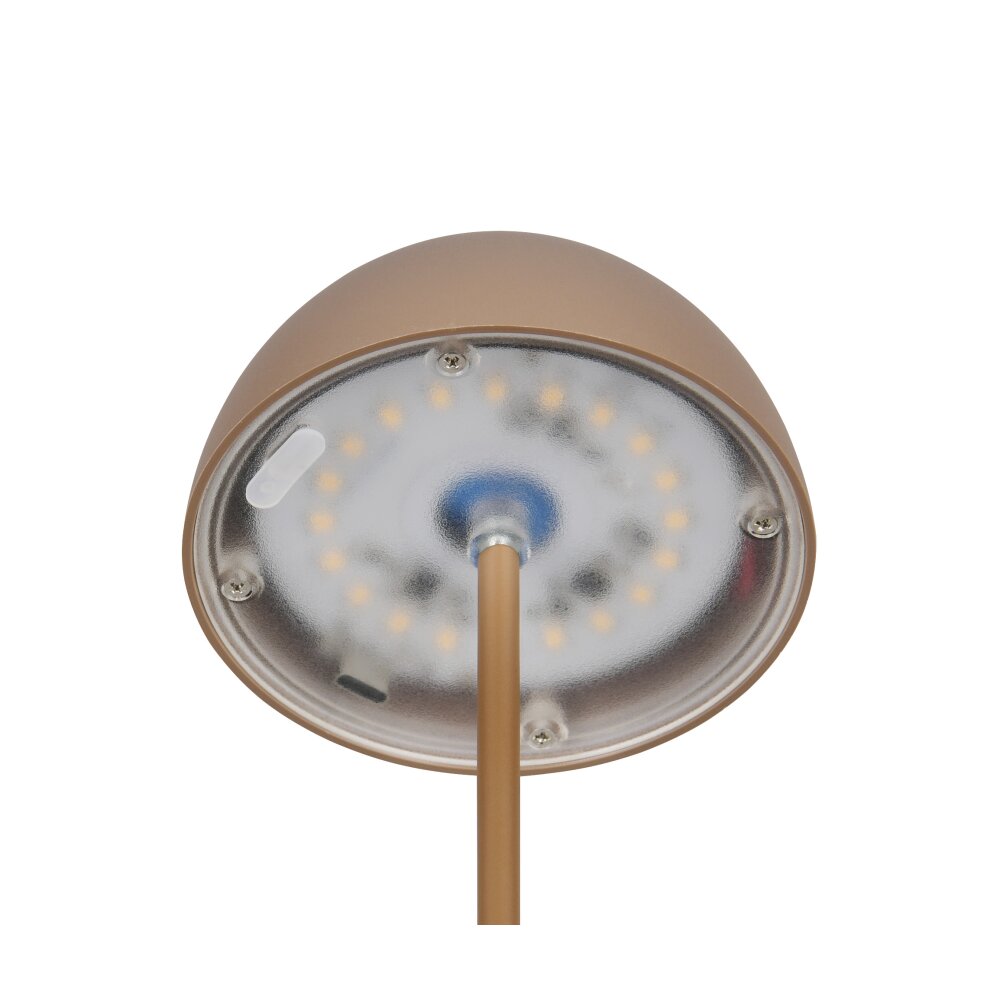 Reality Ortiz Tischleuchte LED Braun, 1-flammig