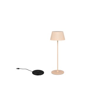 Reality Suarez Tischleuchte LED Beige, 1-flammig