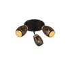 Reality Bidar Deckenleuchte Gold, Schwarz, 3-flammig Reality Bidar Deckenleuchte Gold, Schwarz, 3-flammig