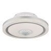 Globo Shelly Deckenventilator LED Weiß, 1-flammig, Fernbedienung