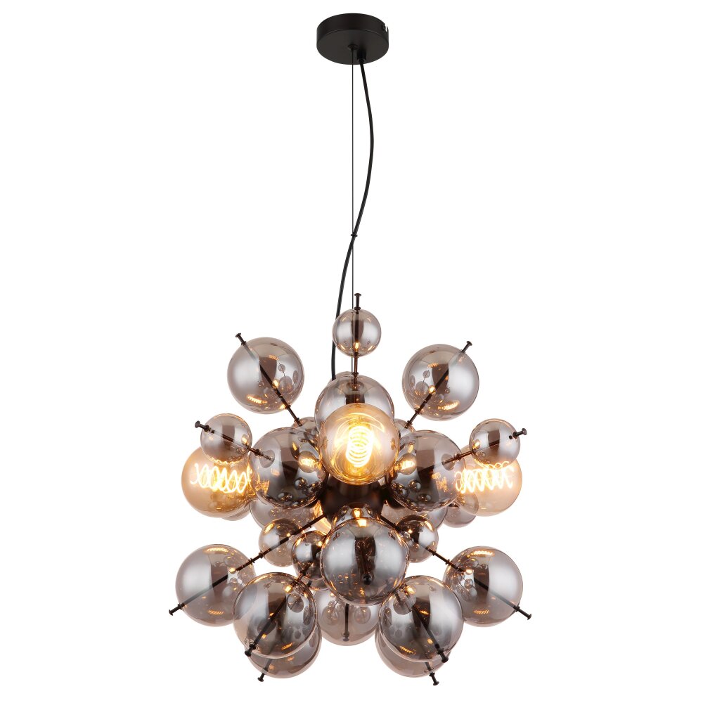 Globo Udo Hängeleuchte Schwarz, 4-flammig main product photo