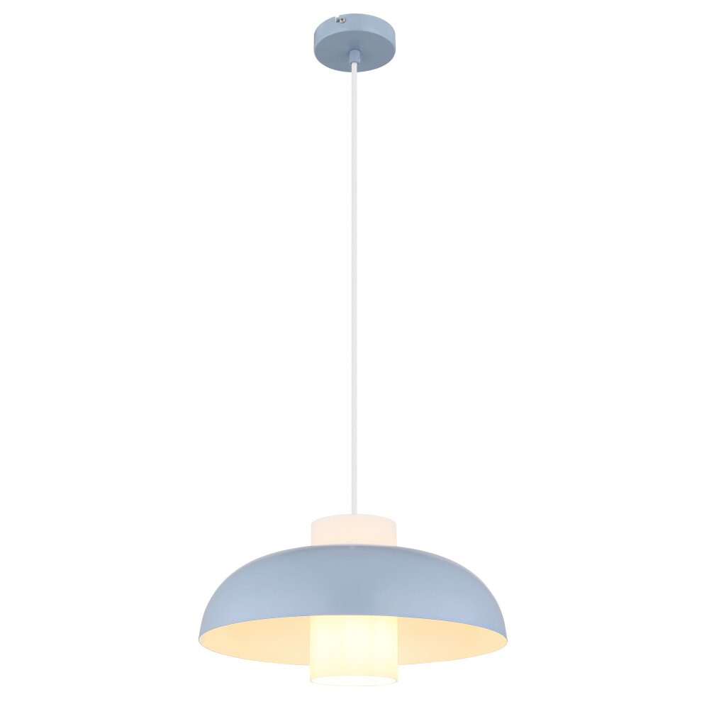 Globo Lowe Hängeleuchte Blau, 1-flammig main product photo