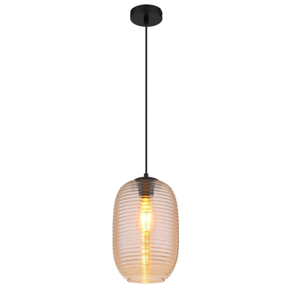 Globo Jefrey Hängeleuchte Schwarz, 1-flammig main product photo