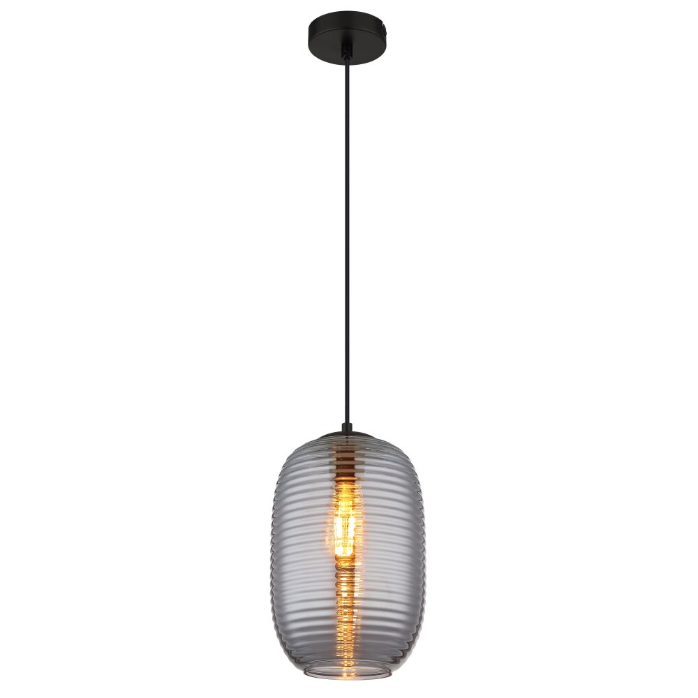 Globo Jefrey Hängeleuchte Schwarz, 1-flammig main product photo