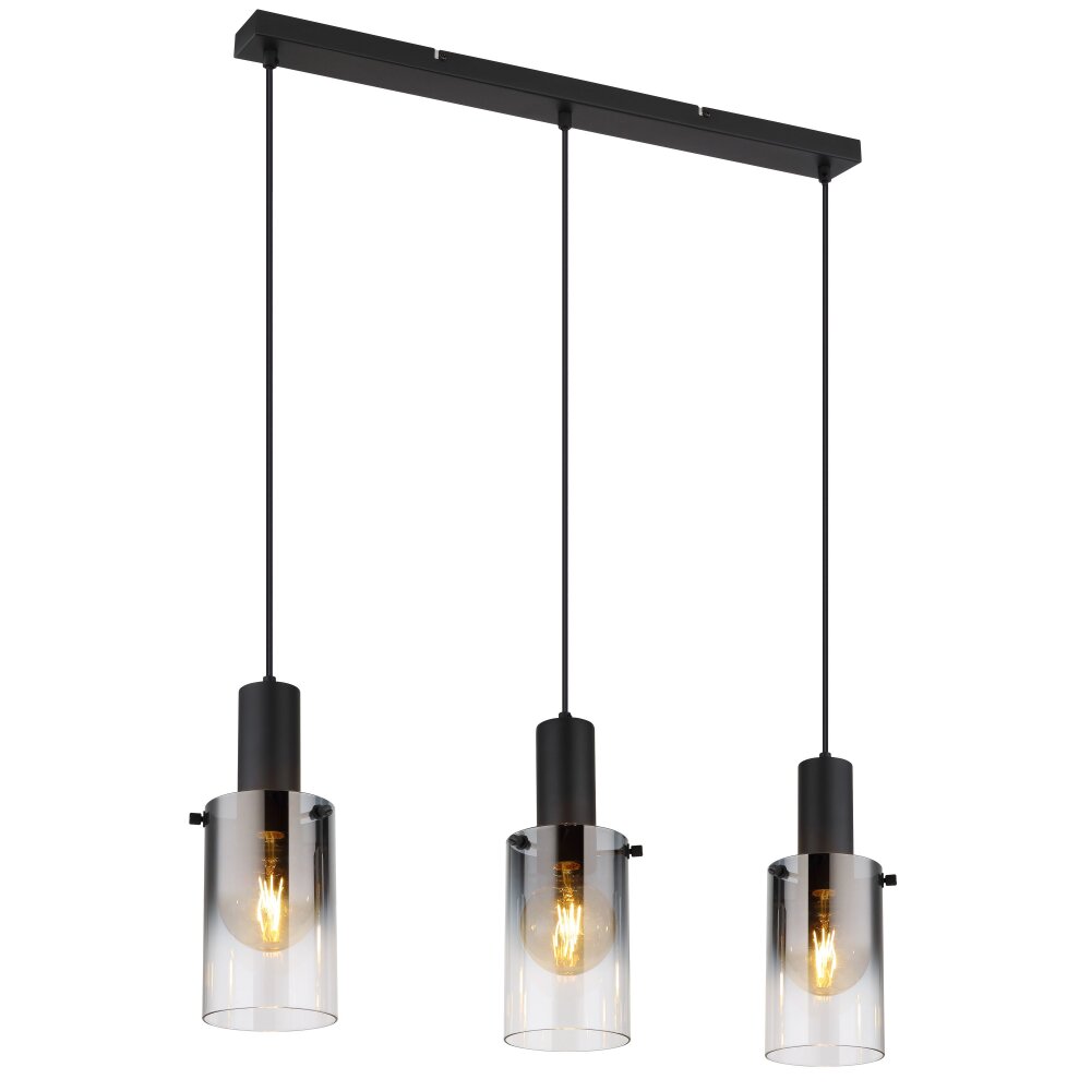 Globo Florentina Hängeleuchte Schwarz, 3-flammig main product photo