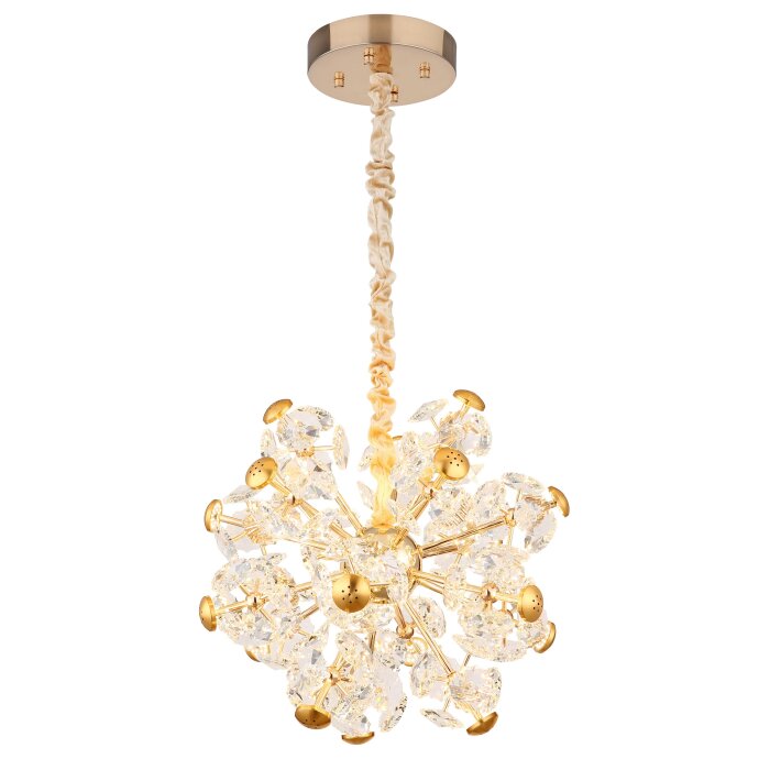 Globo Floriella Hängeleuchte LED Gold, 1-flammig