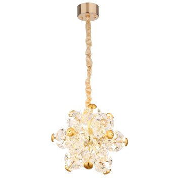 Globo Floriella Hängeleuchte LED Gold, 1-flammig