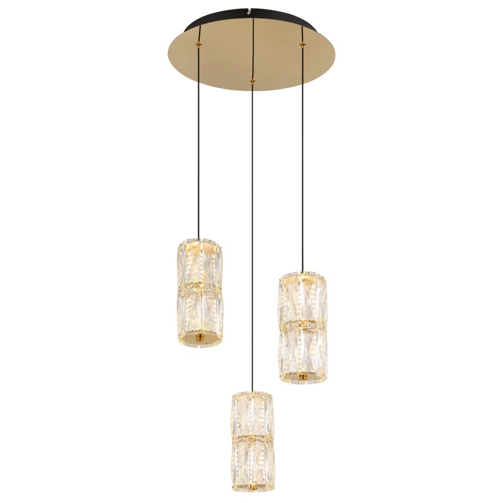 Globo Stefanie Hängeleuchte LED Gold, Schwarz, 1-flammig main product photo