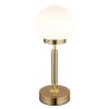 Globo Haku Tischleuchte LED Messing, 1-flammig