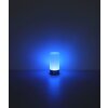 Globo Lex Tischleuchte LED Nickel-Matt, 1-flammig, Farbwechsler