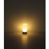 Globo Lex Tischleuchte LED Nickel-Matt, 1-flammig, Farbwechsler