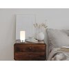 Globo Lex Tischleuchte LED Nickel-Matt, 1-flammig, Farbwechsler