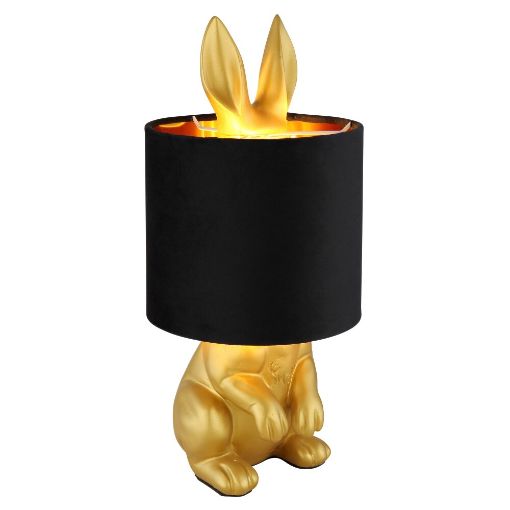 Globo Rabbit Tischleuchte Gold, 1-flammig main product photo