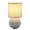 Globo Sylas Tischleuchte Grau, 1-flammig