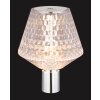 Globo Gixi Tischleuchte LED Chrom, Transparent, Klar, 1-flammig Globo Gixi Tischleuchte LED Chrom, Transparent, Klar, 1-flammig