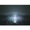 Globo Gixi Tischleuchte LED Silber, Transparent, Klar, 1-flammig, Farbwechsler