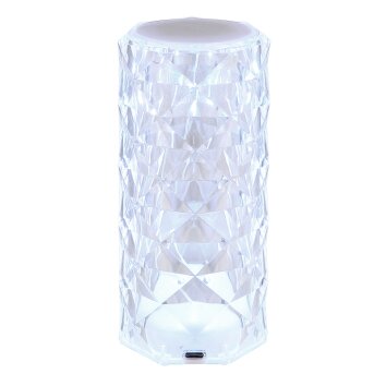 Globo Gixi Tischleuchte LED Silber, Transparent, Klar, 1-flammig, Farbwechsler Globo Gixi Tischleuchte LED Silber, Transparent, Klar, 1-flammig, Farbwechsler