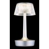 Globo Lucio Tischleuchte LED Silber, 1-flammig