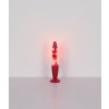 Lava-Lampe Globo Etna Tischleuchte LED Rot, 1-flammig
