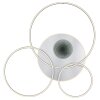 Globo Invertina Deckenleuchte LED Silber, 1-flammig, Fernbedienung