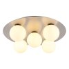 Globo Riha Deckenleuchte Nickel-Matt, 5-flammig