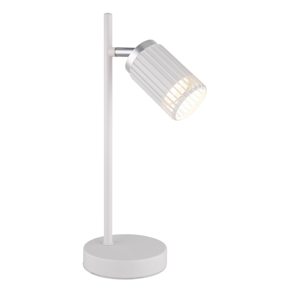 Globo Korben Tischleuchte Weiß, 1-flammig main product photo