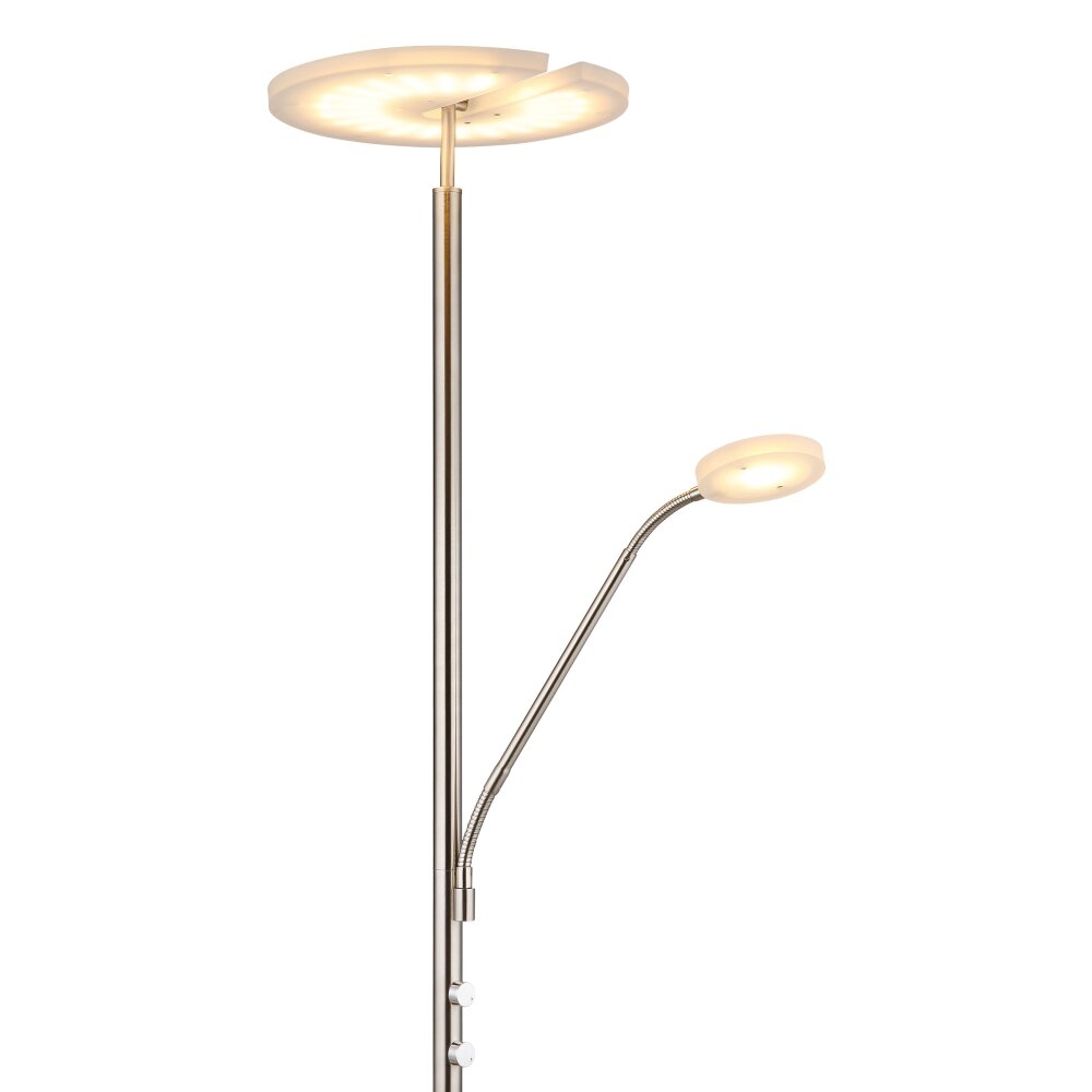 Globo Stanford Deckenleuchte LED Nickel-Matt, 1-flammig