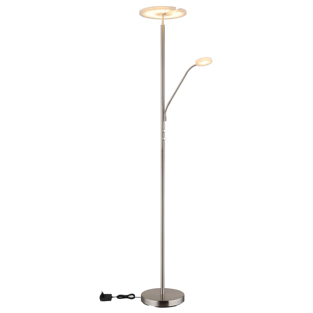 Globo Stanford Deckenleuchte LED Nickel-Matt, 1-flammig