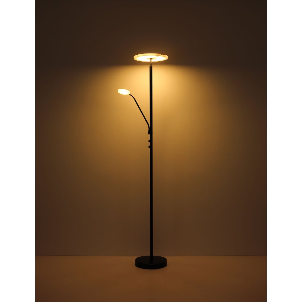 Globo Stanford Deckenleuchte LED Nickel-Matt, 1-flammig